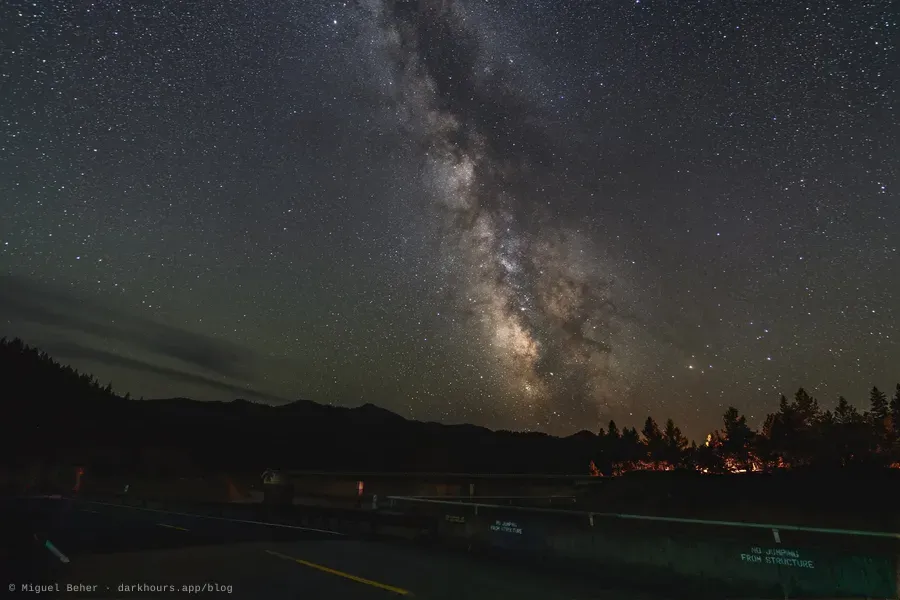 Milky Way from the dam at Applegate Lake, Oregon