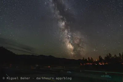 The Milky Way over the Applegate Dam road in Southern Oregon