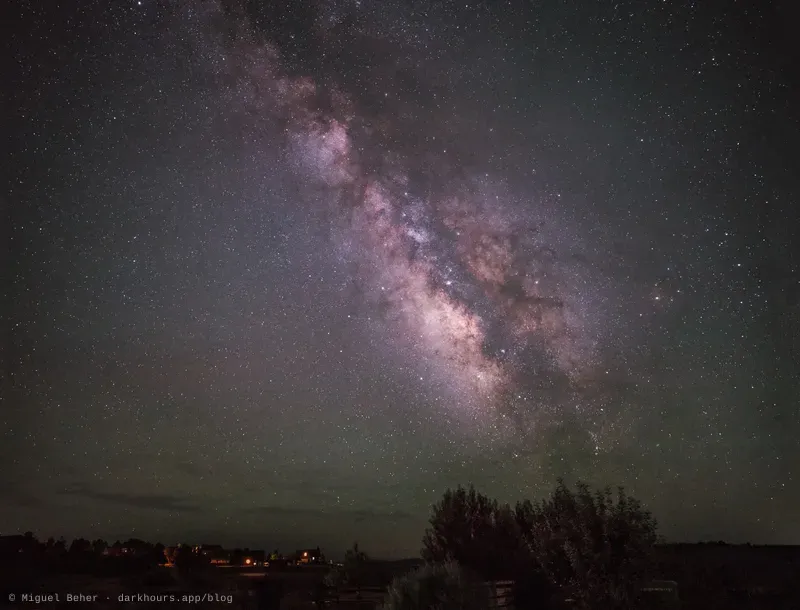 Milky Way from the ranch on the East Zion Plateau