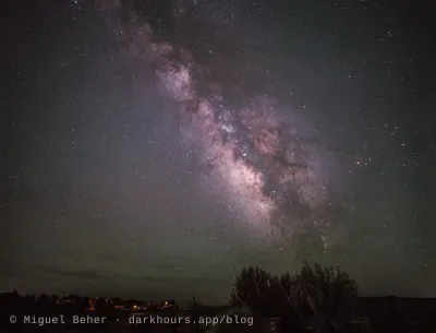Milky Way from Zion Mountain Ranch, East Zion Plateau