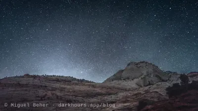 Milky Way over Zion National Park