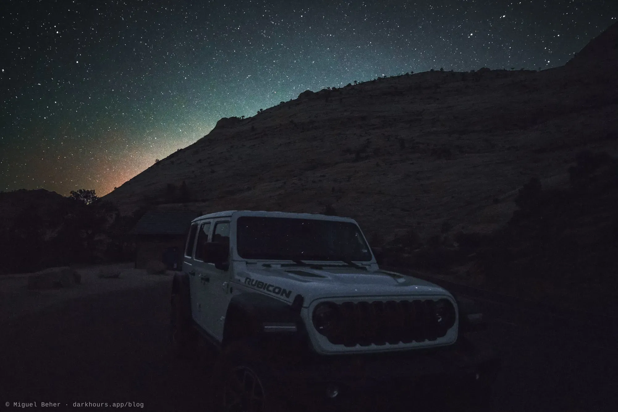 Summer Night Sky in Zion National Park
